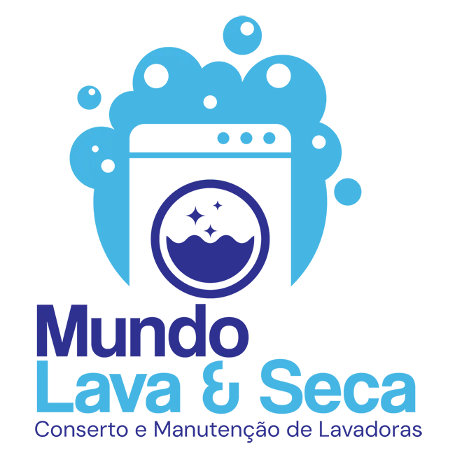 Mundo Lava & Seca Logo Branco